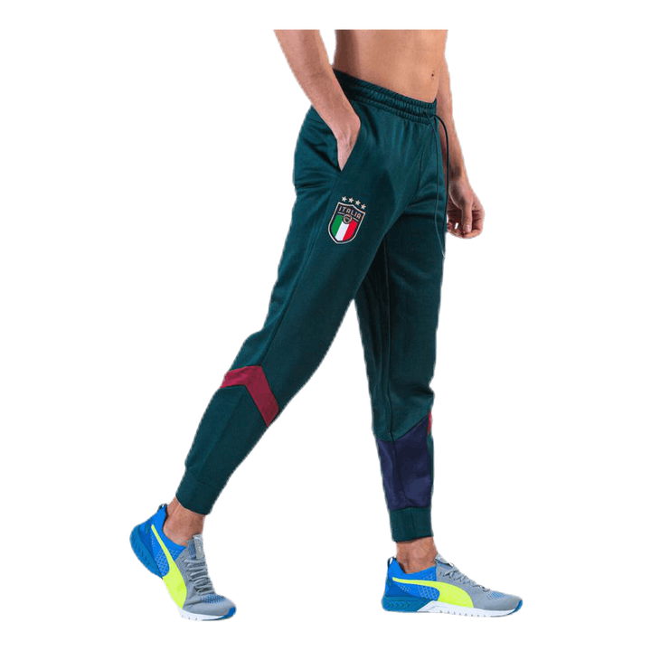 FIGC Iconic MCS Track Pants Blue/Green