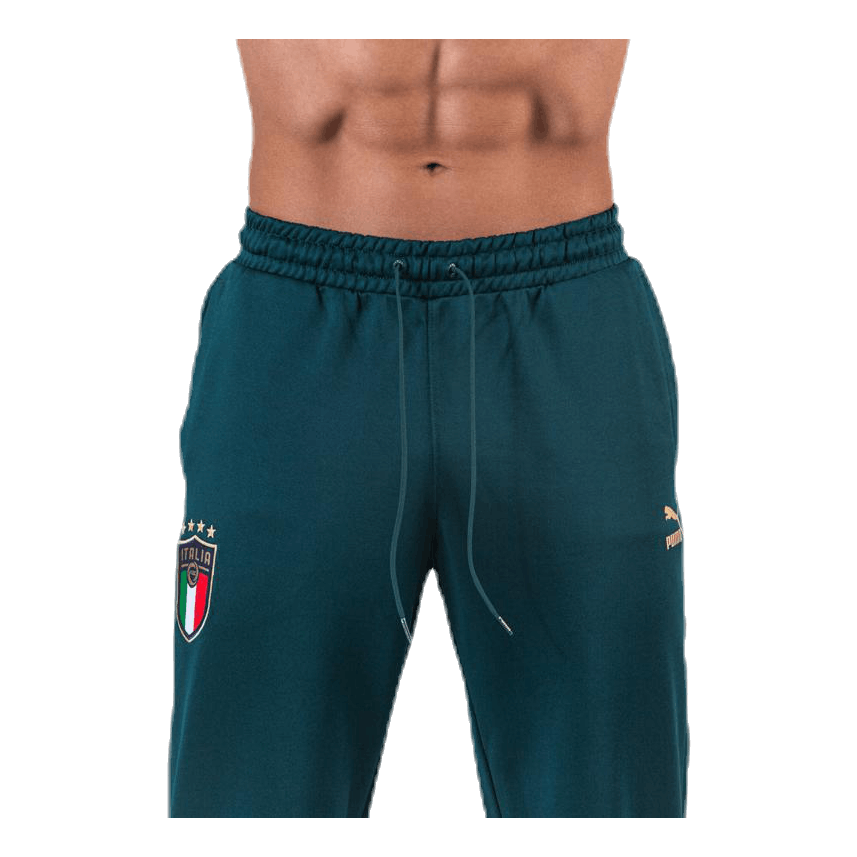 FIGC Iconic MCS Track Pants Blue/Green