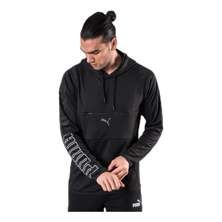 Power Knit Hoodie Black
