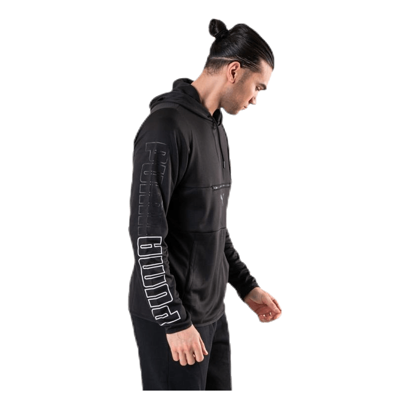 Power Knit Hoodie Black