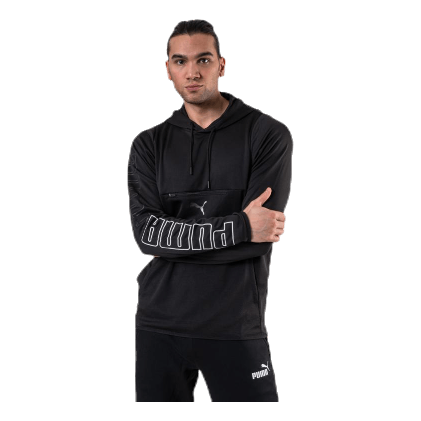 Power Knit Hoodie Black