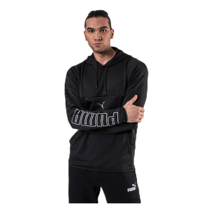 Power Knit Hoodie Black