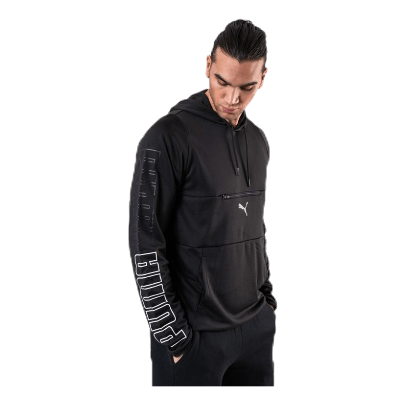 Power Knit Hoodie Black