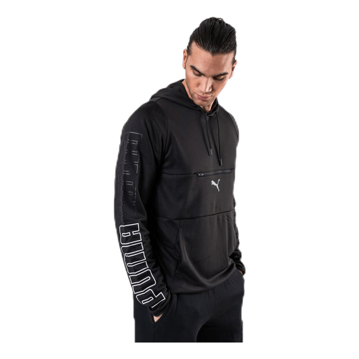 Power Knit Hoodie Black