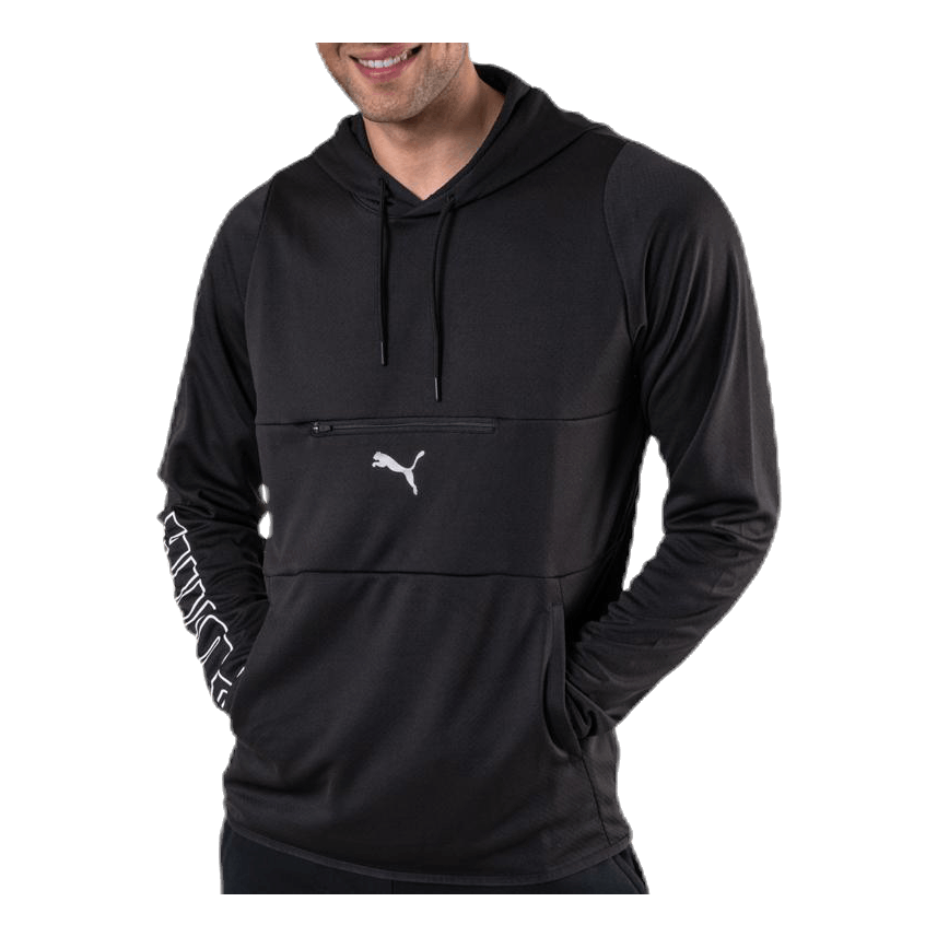 Power Knit Hoodie Black
