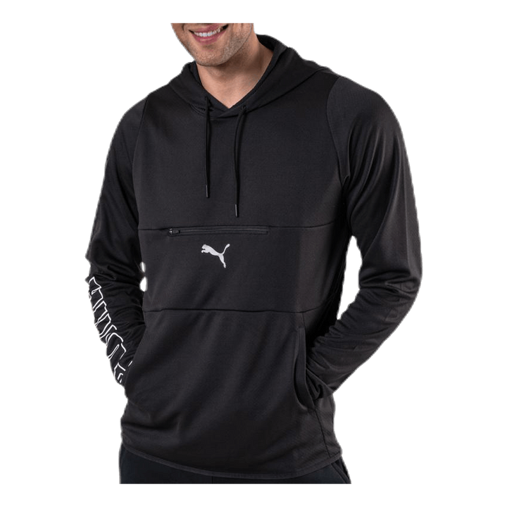 Power Knit Hoodie Black