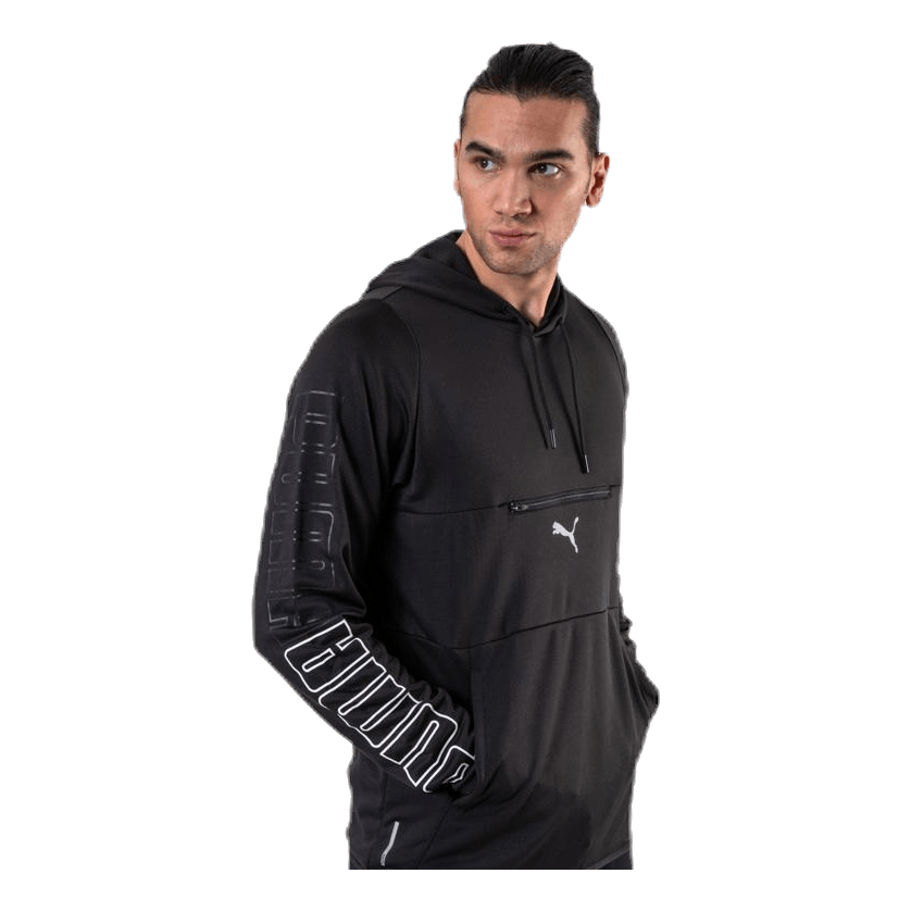 Power Knit Hoodie Black
