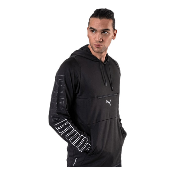 Power Knit Hoodie Black