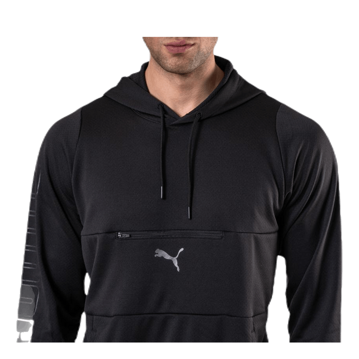 Power Knit Hoodie Black