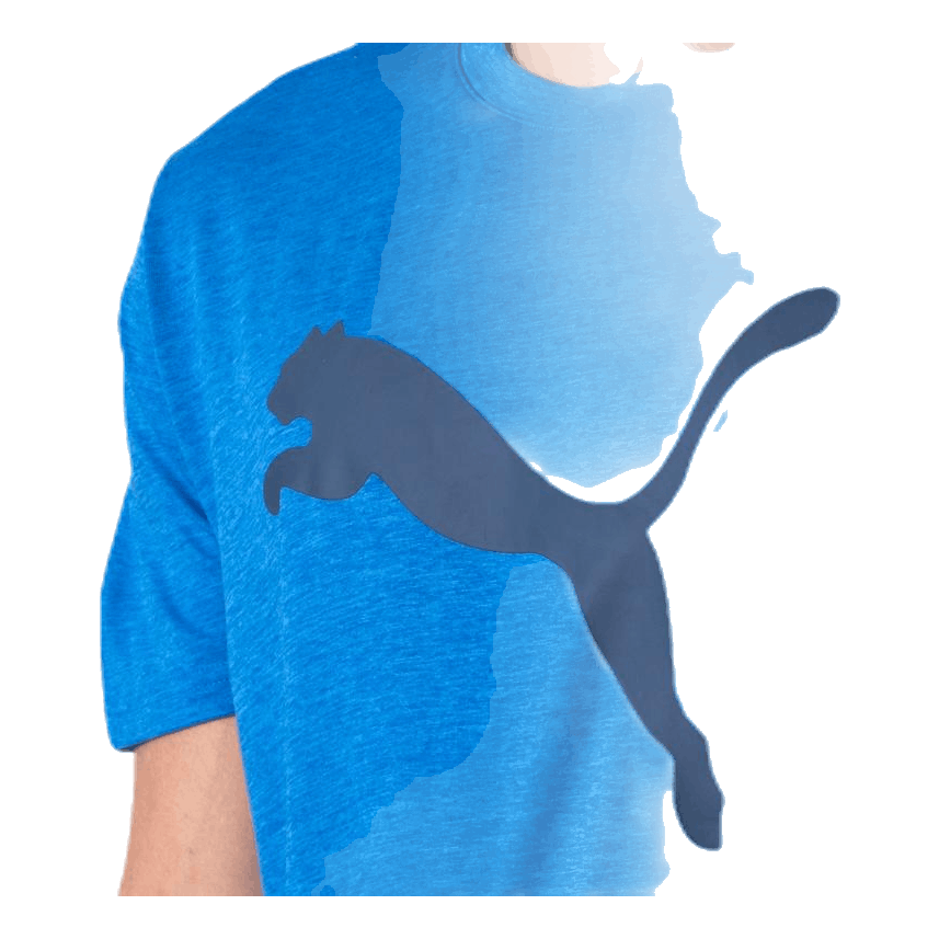 Heather Cat Tee Blue