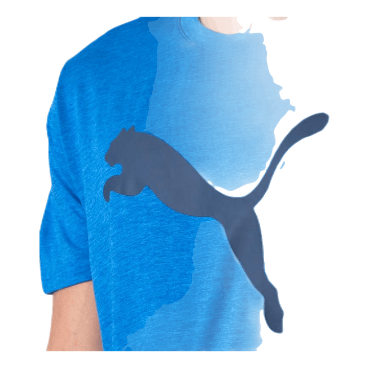 Heather Cat Tee Blue