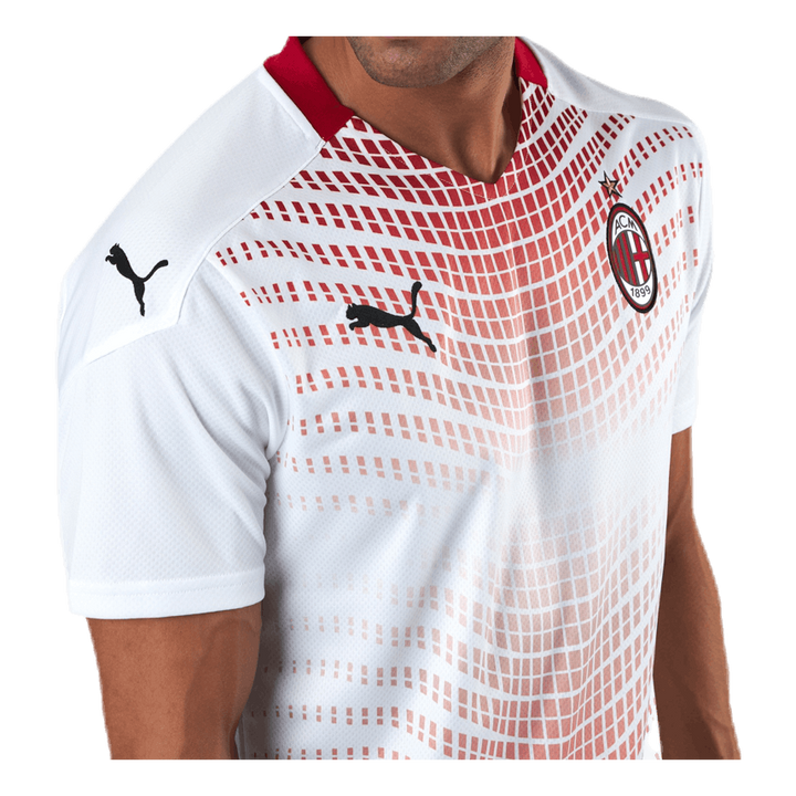 AC Milan Away Shirt Replica White/Red