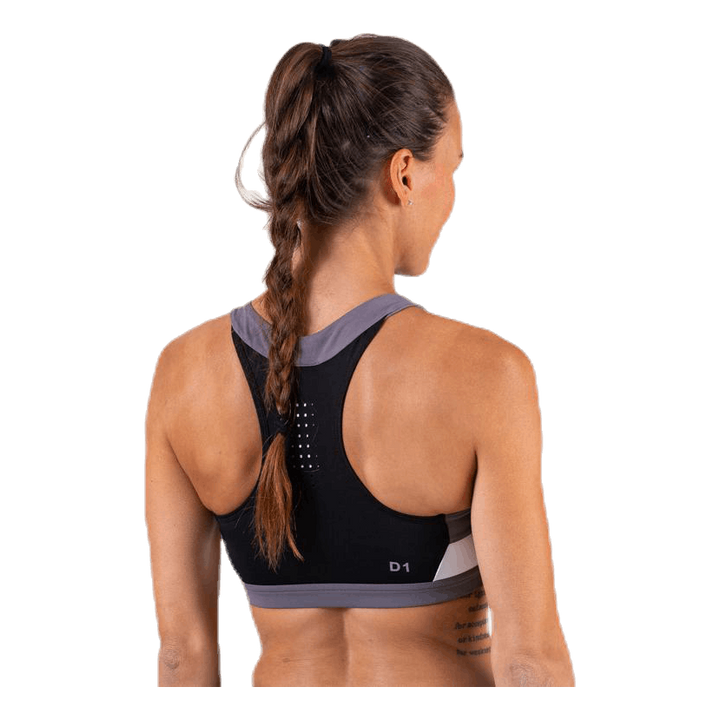 Color Block Bra 2 Black