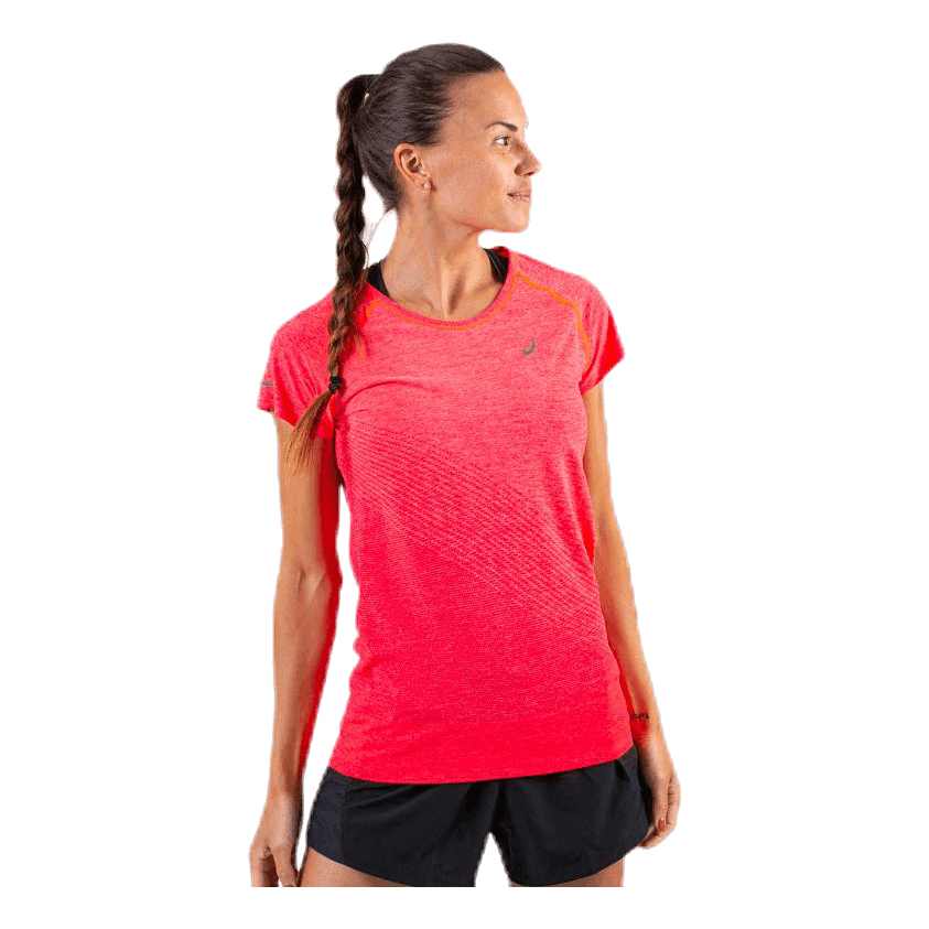 ASICS Seamless SS Texture Pink – - Main Image