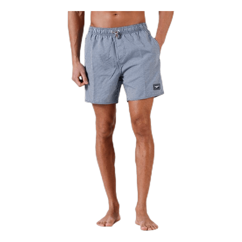Stripe Leisure 16" Watershort Blue/White