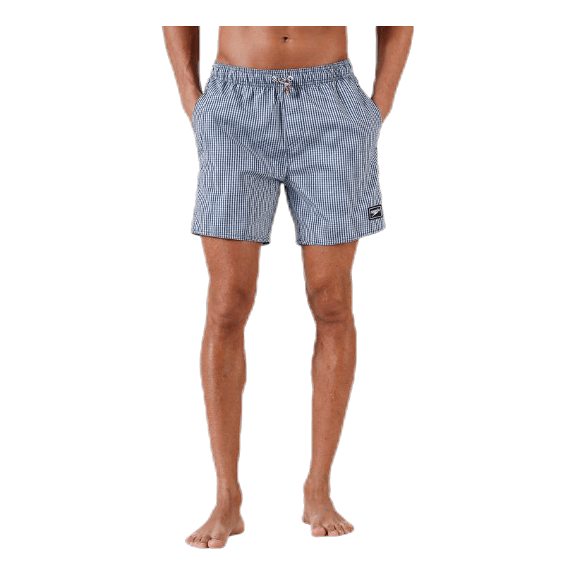 Stripe Leisure 16" Watershort Blue/White