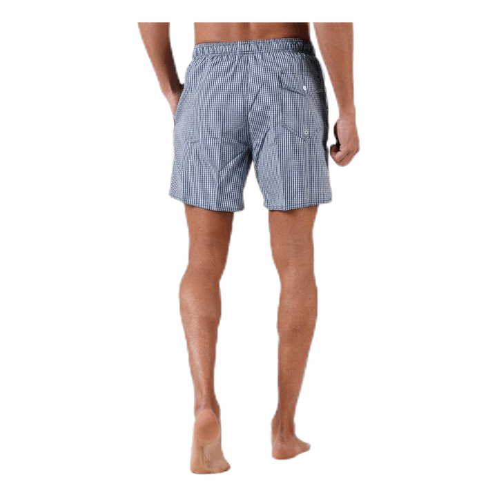 Stripe Leisure 16" Watershort Blue/White