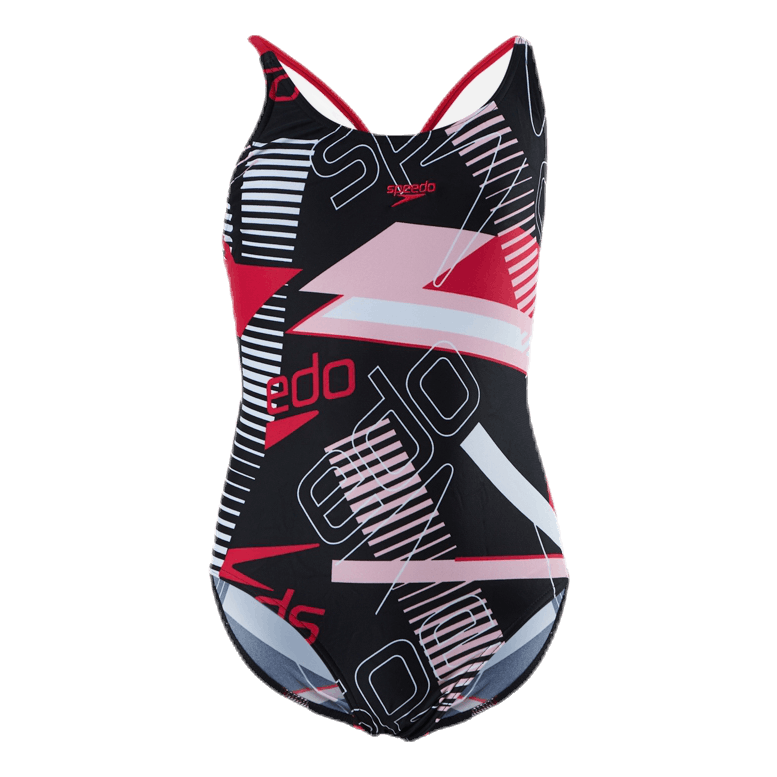 Junglespeak Allover Tieback Black/Red
