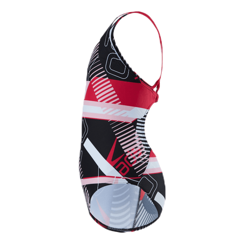 Junglespeak Allover Tieback Black/Red