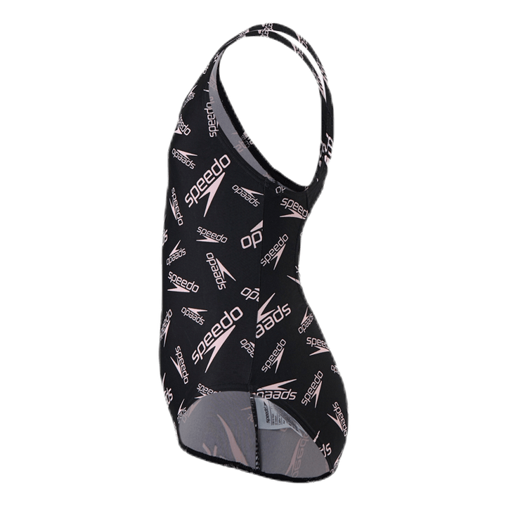 Minnie Mouse Allover Medalist Black