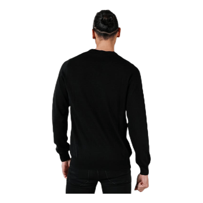 V-Neck Pullover Black