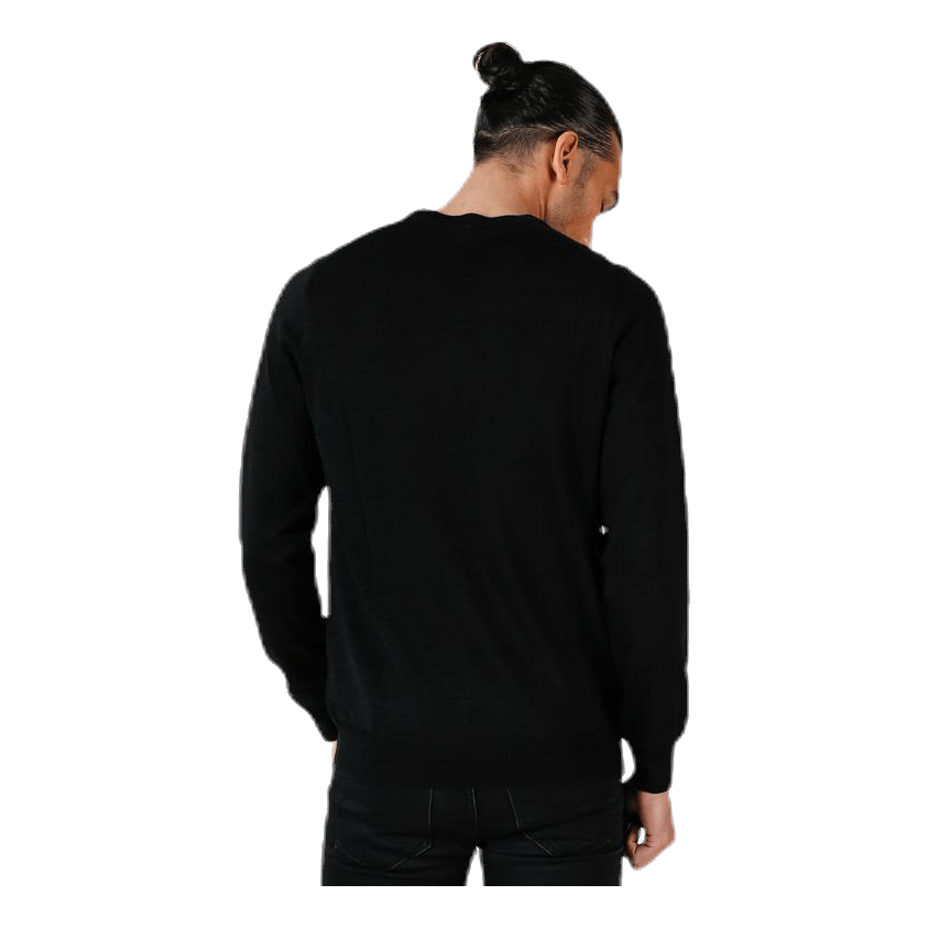 V-Neck Pullover Black