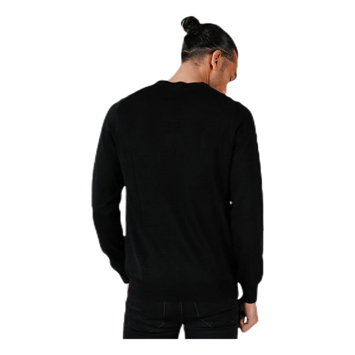 V-Neck Pullover Black