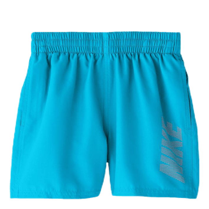 4" Volley Short Logo Solid Youth Blue/Orange