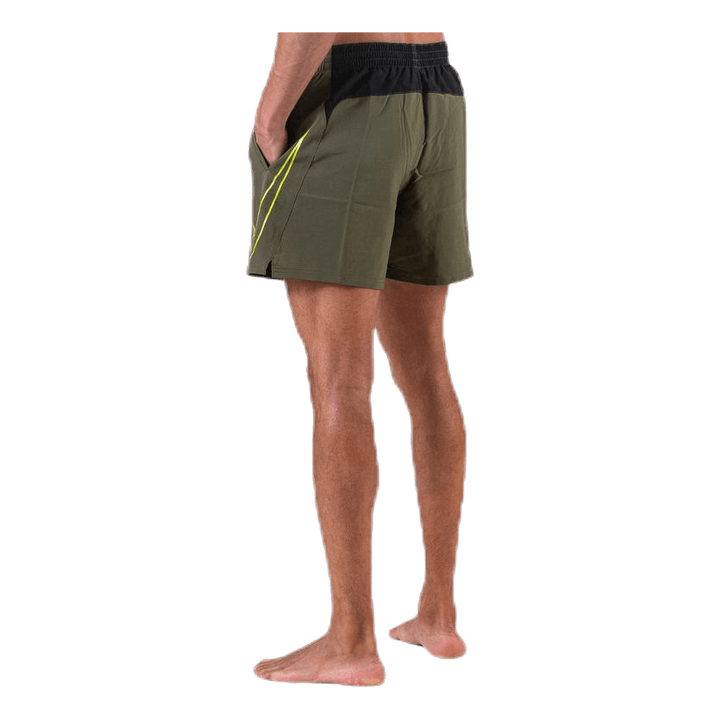 5" Volley Short Big Swoosh Green