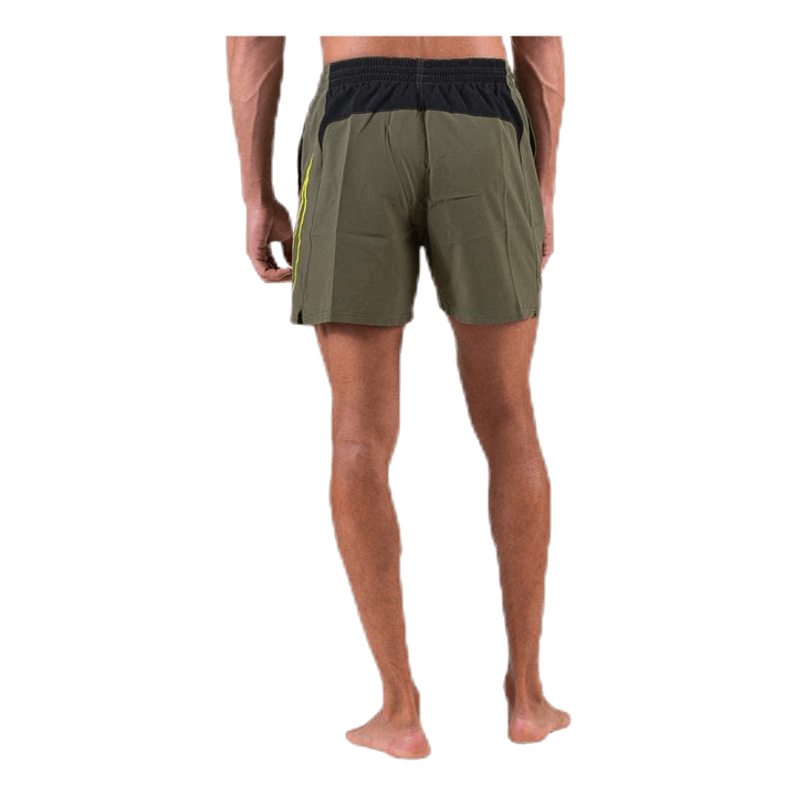 5" Volley Short Big Swoosh Green