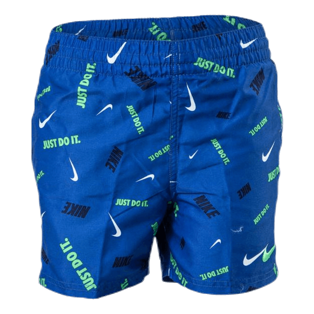 4" Volly Short Logofetti Junior Blue