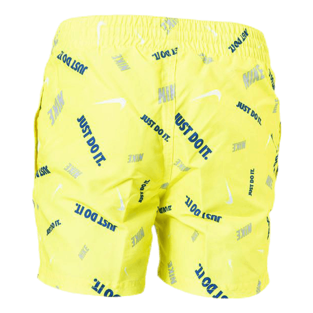 4" Volly Short Logofetti Junior Yellow