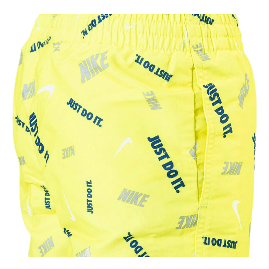 4" Volly Short Logofetti Junior Yellow