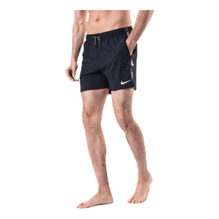 5" Volley Short Logo Black