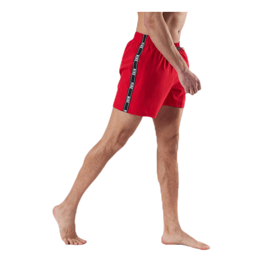 5" Volley Short Logo Red