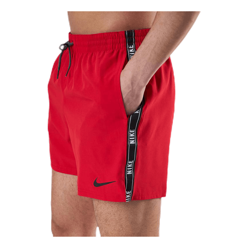 5" Volley Short Logo Red
