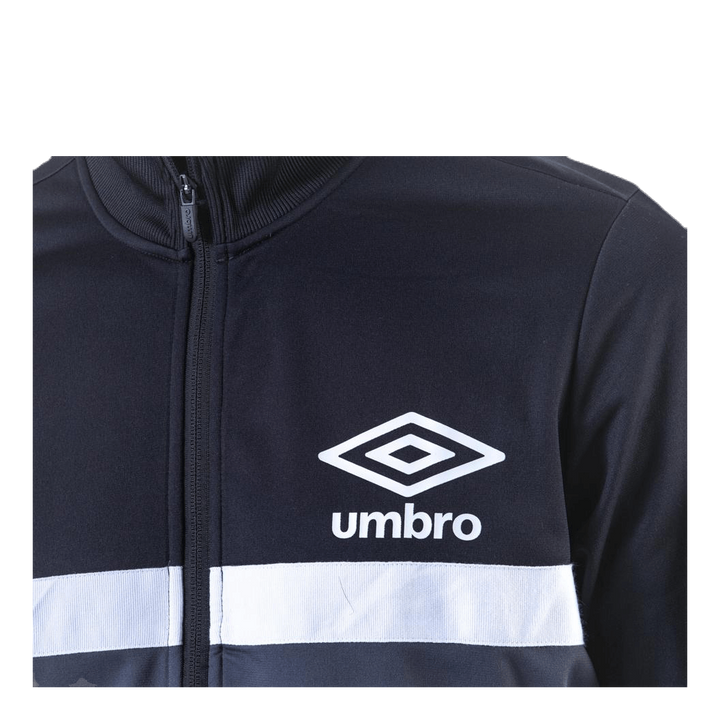 Panelled Track Top Black