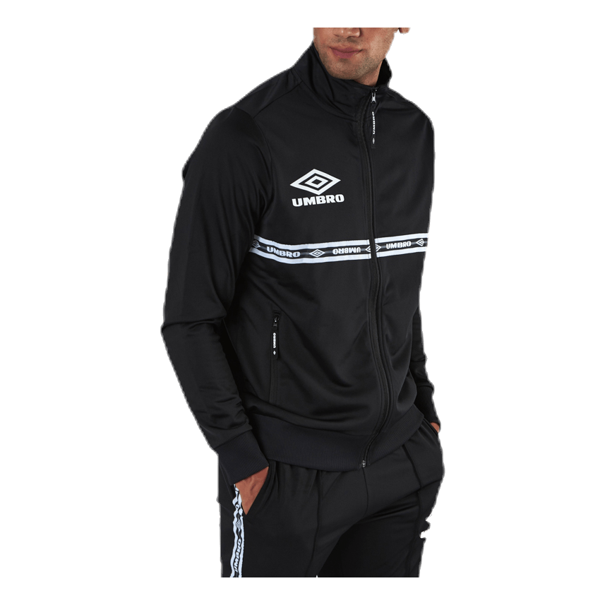 Taped Track Top Black