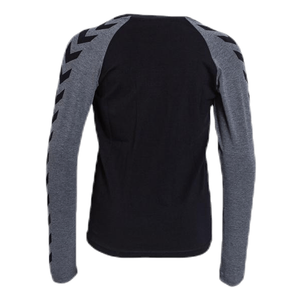 Boys T-Shirt LS Black/Grey