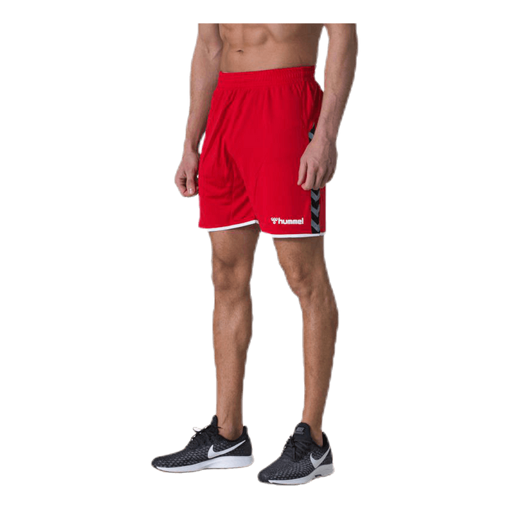 Authentic Poly Shorts Red