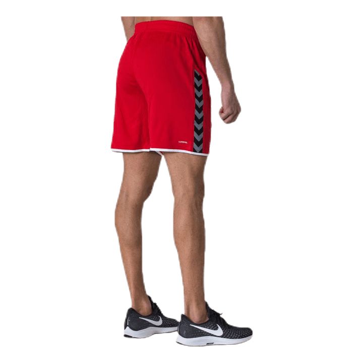 Authentic Poly Shorts Red
