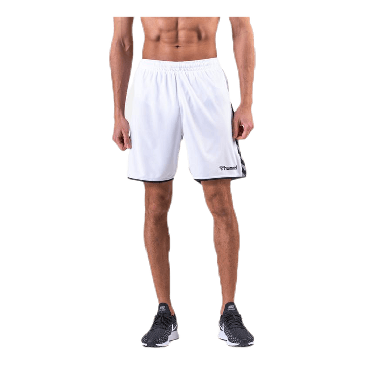Authentic Poly Shorts White