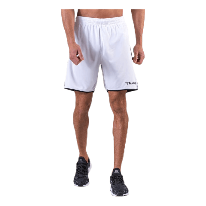 Authentic Poly Shorts White