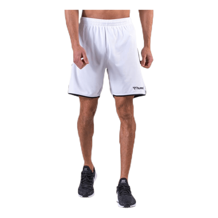Authentic Poly Shorts White