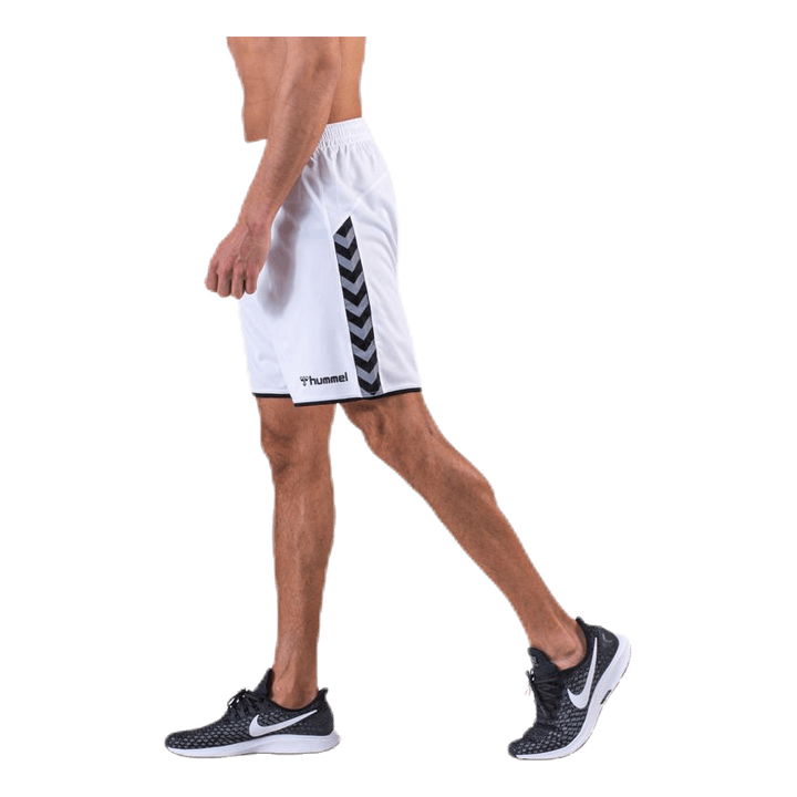 Authentic Poly Shorts White