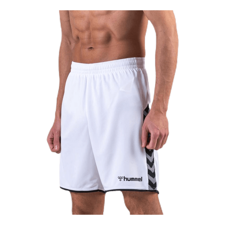 Authentic Poly Shorts White