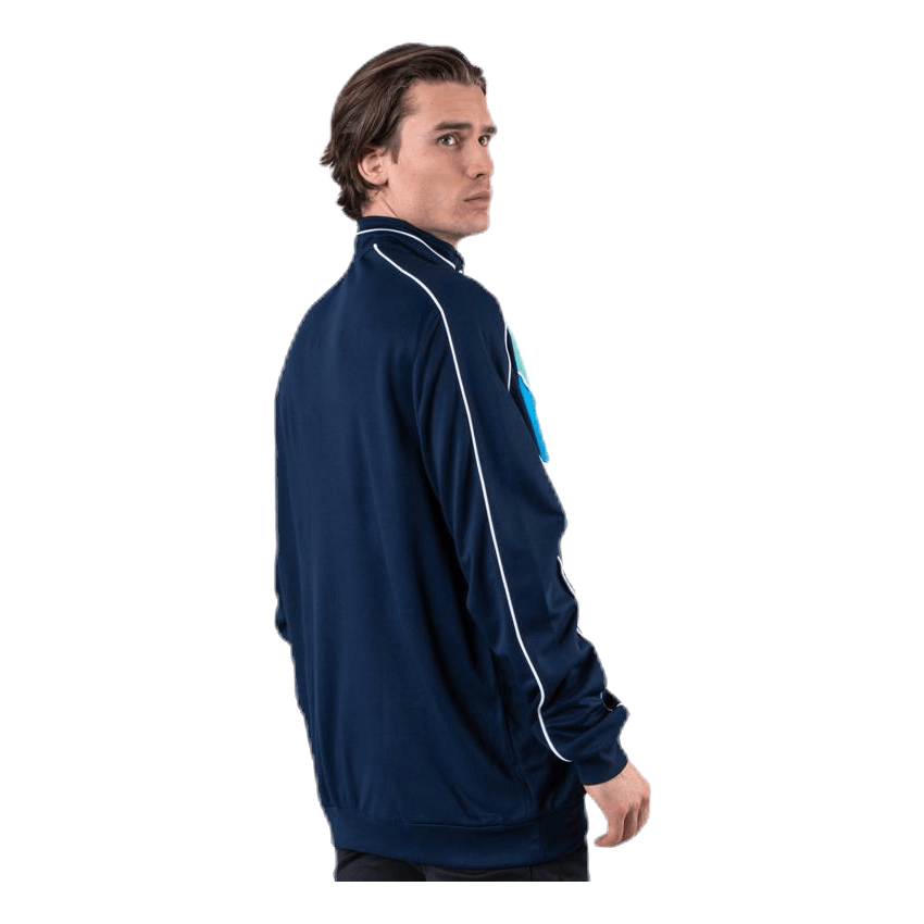 Liam Zip Jacket Blue/White