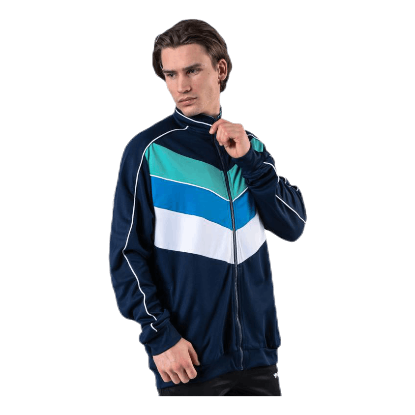 Liam Zip Jacket Blue/White
