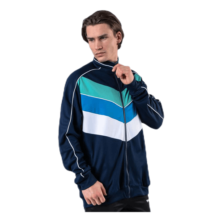 Liam Zip Jacket Blue/White