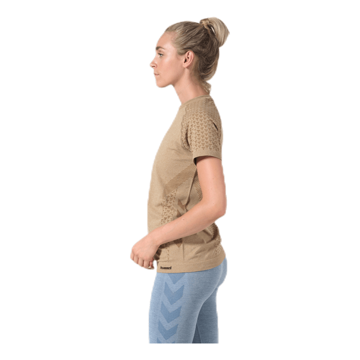 CI Seamless SS T-Shirt Brown